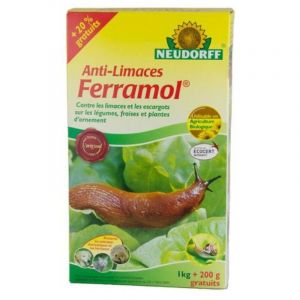 Anti-limaces - Ferramol - Granul&eacute;s - 1kg + 20 % gratuit