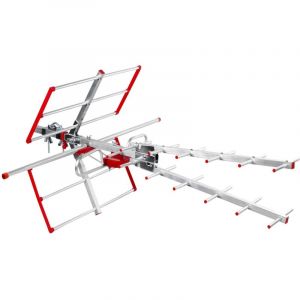 [PRODUIT D'OCCASION] Maclean MCTV-855A - Antenne TV ext&eacute;rieure (DVB-T DVB-T2 Full HD max. 100dB&mu;V Filtre LTE UHF/VHF (actif)