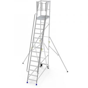 Plateforme Direct-matisere - Escabeau 13 marches - Hauteur max. de travail 5.25m - ER13
