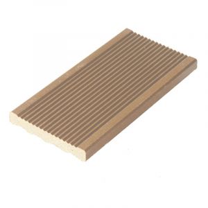 Mccover - Plinthe finition terrasse bois composite - Coloris - Beige clair, Epaisseur - 1cm, Largeur - 5.5 cm, Longueur - 200 cm