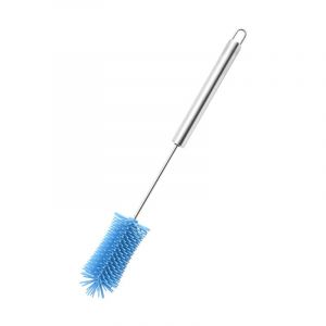 Goupillon Bouteille Silicone Goupillon Biberon Brosse Bouteille Goupillon Gourde Long Manche Brosse Nettoyage Brosse Biberon Brosse de Nettoyage pour