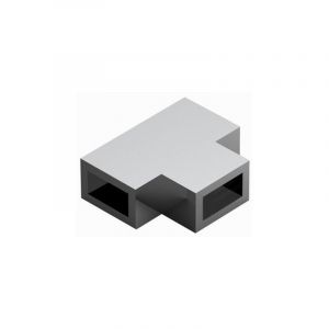 Fortifura - Saniclass Bellini Pièce de raccordement t pour combiner barres de renforts de paroi fixe et latérale Chrome