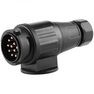 Prise De Remorque 13 Broches Male, Prise Attelage 13 Broches Etanche, 12V Prise &Eacute;lectrique Remorque 13 Broches, Connecteur Remorque Fiche 13 Broches