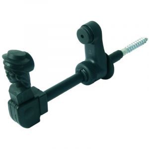 TORBEL Arrêt tête bergère de volet composite Finition: Noir - Longueur (mm): Longueur (mm) : 200