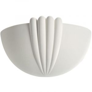 Aric - domino Applique Mur plâtre E27 77W max.,demi-lune Lpe non incl. 3029
