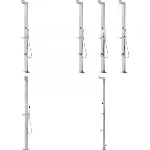 Douche de jardin 220 cm Acier inoxydable - douche de jardin douches de jardin - robinet de douche - Home & Living