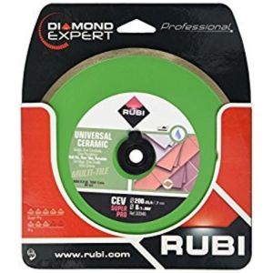 Rubi - Disque à tronçonner diamant pour coupe humide cev 200 superpro 200 25 4