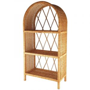 Armoire enfant en osier naturel 100 cm &ndash; Fabrication artisanale &ndash; Largeur 50 cm &ndash; Profondeur 27 cm pour rangement d&eacute;coratif