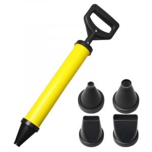 Einemgeld - Seringue à mortier, pistolet à coulis pour mortier, pompe à mortier manuelle avec accessoire presse à mortier, seringue à mortier avec 4