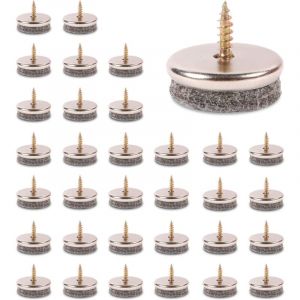 Ccykxa - 32 Pack Patin De Chaise, Patins Meubles - 28mm Diameter Patin Chaise. Patin Meuble Ave Feutres épai De 5mm sont Une Protection Idéale du