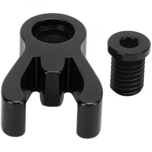 Potence de V&eacute;lo Pliable en Alliage d'Aluminium, Attache de Fixation pour Tube Avant Brompton 3sixty, Noir