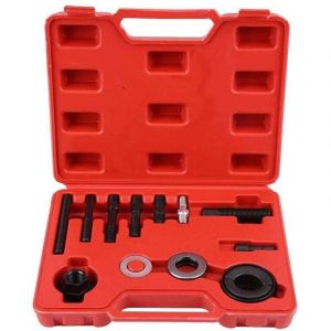 Extracteur de Poulie de Pompe de Direction Assist&eacute;e, 13 Pi&egrave;ces Outil D'installation de D&eacute;montage de Dissolvant D'extracteur de Poulie de Pompe