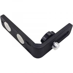 Niveau magn&eacute;tique en forme de L Support magn&eacute;tique multifonctionnel en forme de L Adaptateur de niveau laser 5/8" pour lasers Topcon Spectra Leica