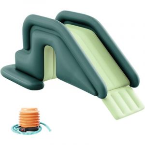 Ineasicer - Toboggan de piscine gonflable, fournitures de piscine d'été, échelle de trampoline universelle, toboggan d'arrière-cour