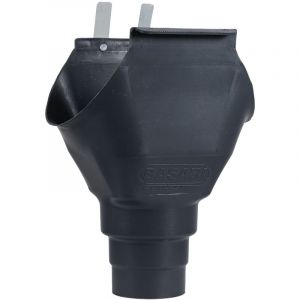 LPP - Naissance descente gouttières en pvc universelles adaptable ø 70, 80,100 mm rond couleur Gris Anthracite