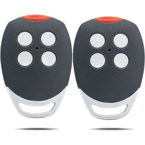 Lot de 2 t&eacute;l&eacute;commandes pour porte de garage Ditec GOL4C, ZEN2C, ZEN4C, pour porte de garage