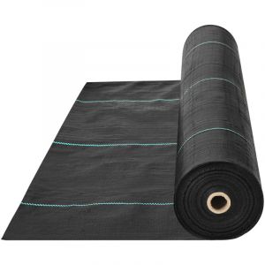 Mophorn - vevor Toile de Paillage Anti-Mauvaises Herbes 4x18,3 m Geotextile Tisse Anti Repousse Herbe Sous Gravier 170 g/m&sup2; Toile pp Permeable