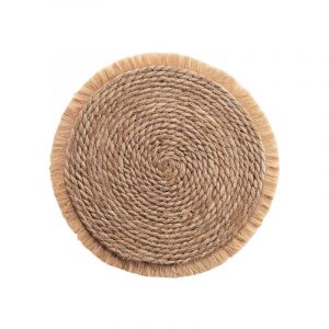 Set de Table Rond en Paille 'Oslo' 38cm Naturel