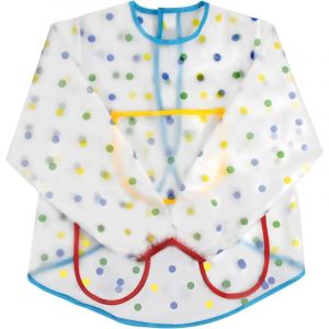 Blouse Peinture Enfant, Tablier de Peinture Imperm&eacute;able Blouse de Peinture Manche Longue avec 3 Poches, Tablier Enfants Peinture pour L'&eacute;cole