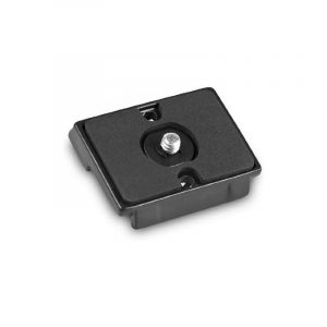 Scout - Sabot de tr&eacute;pied en aluminium &agrave; d&eacute;gagement rapide (filetage 1/4'), noir - Mantona