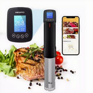Inkbird ISV-100W Cuiseur Sous Vide WiFi,Cuiseur Oeuf Thermoplongeur Sous Vide Cooker 1000W,Calculateur d'Immersion Cuisini&egrave;re Thermostat