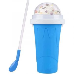 JOORRTTik Tok Slushie Maker Cup, Slush Maker Ice Cup Frozen Magic Squeeze Cup Cooling Maker Cup Freeze Mug Milkshake Smoothie Cup, Portable Squeeze