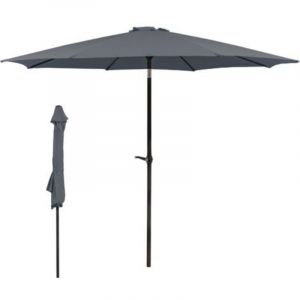 Parasol pliant &Oslash; 300 cm, parasol de voyage pratique, parasol de plage fonctionnel pour balcon, jardin, plage, usage ext&eacute;rieur