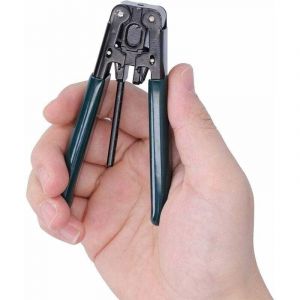 Dénudeur à Fibre Optique, Pince à dénuder Noire portative Outils d'électricien pour câble étroitement enveloppé pour câble CATV pour câble d'antenne