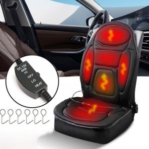 Tapis chauffant pour si&egrave;ge de voiture avec t&eacute;l&eacute;commande 12V