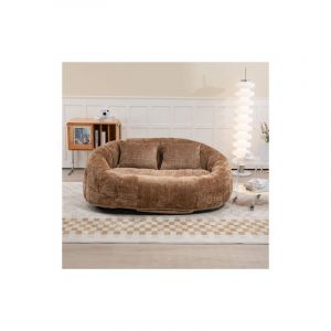 Canap&eacute; paresseux, canap&eacute; poire, canap&eacute; 2 places pour salon et chambre, chenille, caf&eacute;