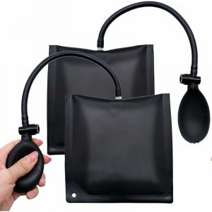 2 Pcs Coussin de Montage Cale d'air Coussin d'air de Levage Gonflables Outils pour Pose de Fenêtre, Volets, Portes