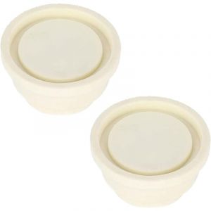 Lot de 2 échelles de piscine avec tampon en caoutchouc, accessoires pour échelle de piscine, pièces de rechange, matériau en caoutchouc, diamètre 39