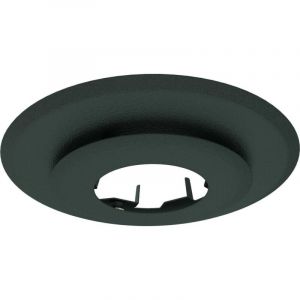 Plaque de finition ronde avec rosace - Pour tubage flexible 150 mm