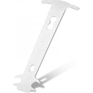 Outil d'indicateur d'usure de cha&icirc;ne de v&eacute;lo Calibre de cha&icirc;ne de v&eacute;lo R&egrave;gle de mesure Outil de rail D&eacute;tection Remplacement