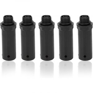 5 Pcs Tige de reniflard de compresseur d'air, 15.5mm Ing&eacute;nierie plastique respirer buse valve bouchon de ventilation compresseur d'air pompe
