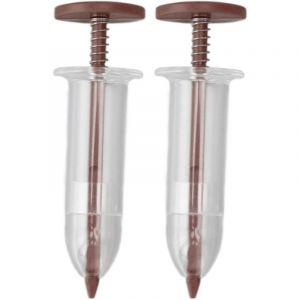 Mini Distributeur de graines &agrave; semis, 2 pi&egrave;ces, &eacute;pandeur de graines portatif r&eacute;glable, semoir pour Planter de Petites graines dans Le Jardin ou Les