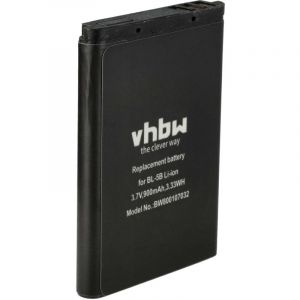 1x Batterie compatible avec Fiio E11 casque audio, &eacute;couteurs sans fil (900mAh, 3,7V, Li-ion) - Remplacement pour HD533443 1S1P - Vhbw