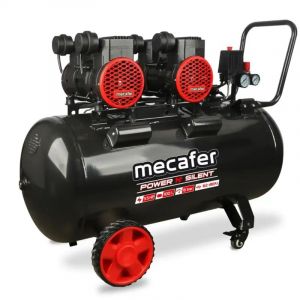 Compresseur Mecafer Power N'silent 100 L - 3,5 HP - 8 BAR - 425693