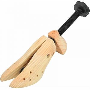 &eacute;largisseur de chaussures, arbre &agrave; chaussures en bois de pin, &eacute;largisseur de chaussure r&eacute;glable pour pieds larges(L)
