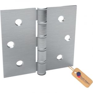 Charni&egrave;re &agrave; roulement inox 75 x 75 mm &ndash; paumelle pliante pour meubles/portes-paumelle pliante robuste en acier charni&egrave;re de porte lourde pour meubles