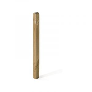 Iperbriko &ndash; Poteau pour cl&ocirc;ture en bois impr&eacute;gn&eacute; 7x7xH 300 cm &ndash; Traitement Autoclave IV pour durabilit&eacute; &ndash; Pour terrains accident&eacute;s et chantiers