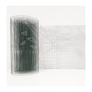 Grillage soudé fermette plastifié vert maille carrée Filiac l. 5 m - h. 0,5 m - Maille 13 mm