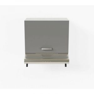 Meuble sur hotte - 60 cm - Gris