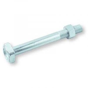 Vis Express - Boulon (vendu avec Ecrou) Charpente M20X375 Tête carrée 35X35X14 Acier zingué-1 piece