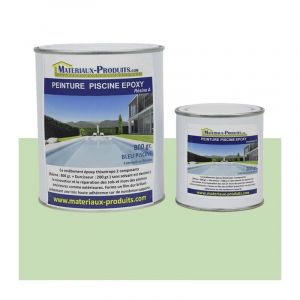 Peinture Piscine Epoxy - 1 Kg Vert Pastel - MATPRO