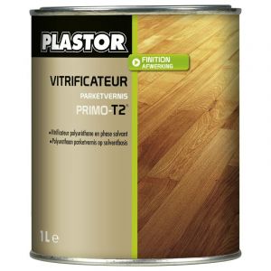 Plastor - vitrificateur polyur&eacute;thane Primo -T2- Extra mat - Aspect Brut Conditionnement: 1L