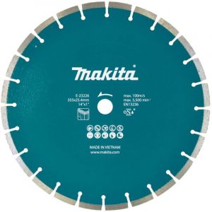 E-23226 Disque à tronçonner diamanté Diamètre 355 mm ø de perçage 25.4 mm 1 pc(s) - Makita