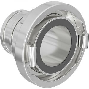 Accouplement Storz C/52 mm – 101 x 98 x 98 mm – en Aluminium – avec long Manchon rotatif 120° – Raccord pour Tuyaux pompier Irrigation Arrosage Lance