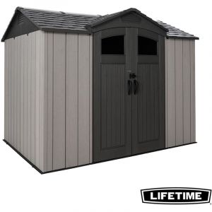 Lifetime - Abri de jardin r&eacute;sine 5.6 m2 (2.83 x 2.14 m)