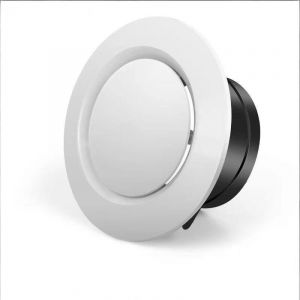 Grille Aeration 125mm Grille Aeration Reglable 125mm Convient pour VMC, Garage, Salle de bain, Cuisine